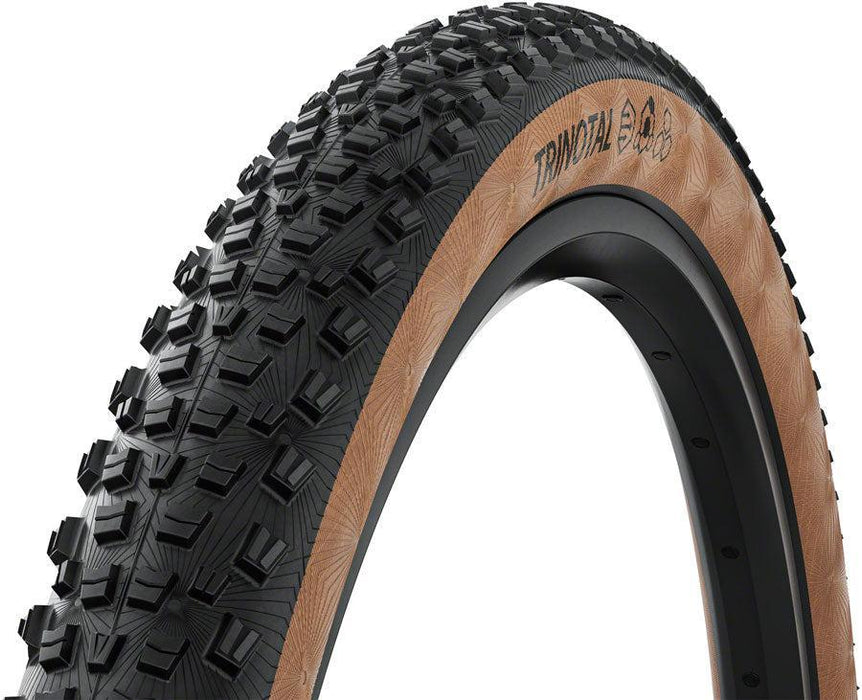 Continental Trinotal Tire - 29 x 2.40 Tubeless Folding BLK/Transparent Grip Race Casing E25