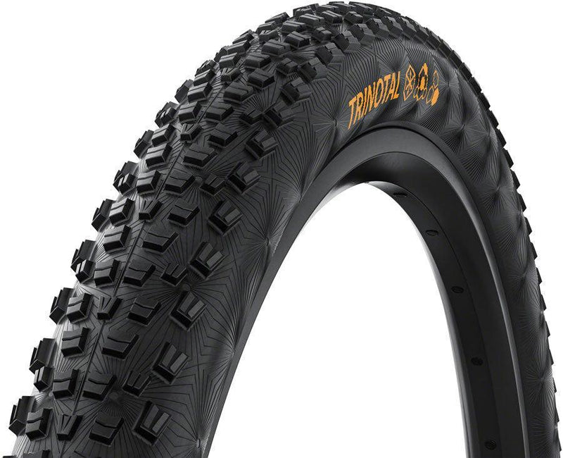 Continental Trinotal Tire - 27.5 x 2.20 Tubeless Folding BLK Grip Trail Casing E25