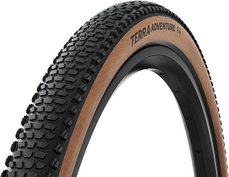 Continental Terra Adventure Tire - 700 x 50 / 29 x 2.00 Tubeless Folding BLK/Transparent Grip Trail Casing E25