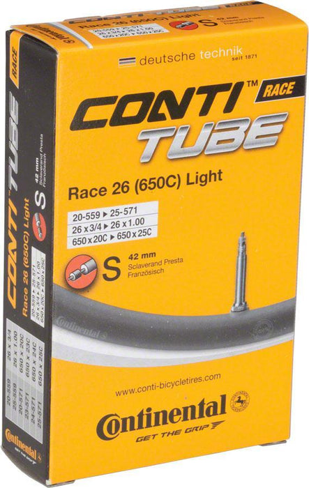 Continental Light Tube - 26 / 650c x 20 - 25mm 42mm Presta Valve