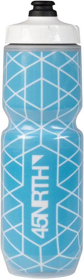 45NRTH Decade Insulated Purist Water Bottle - Cyan/White 23oz