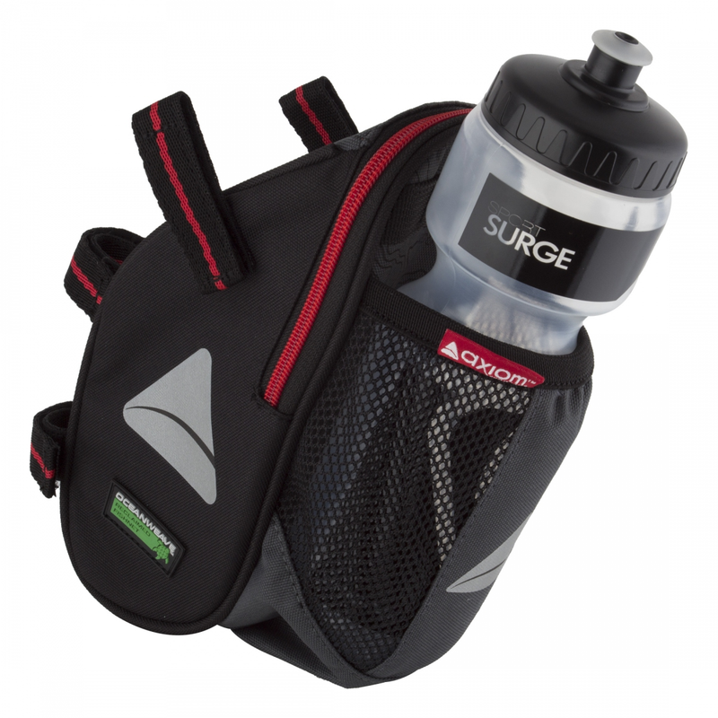 AXIOM Cycling Gear OCEANWEAVE 1.3 ltr. Seat Wedge with Bottle Pocket