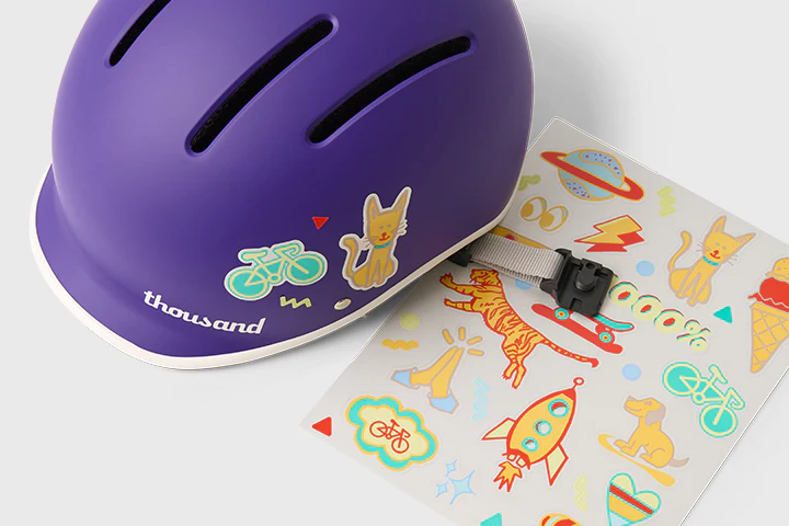 Thousand Jr. Kids Helmet PARTY PURPLE