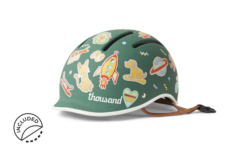 Thousand Jr. Kids Helmet GOING GREEN