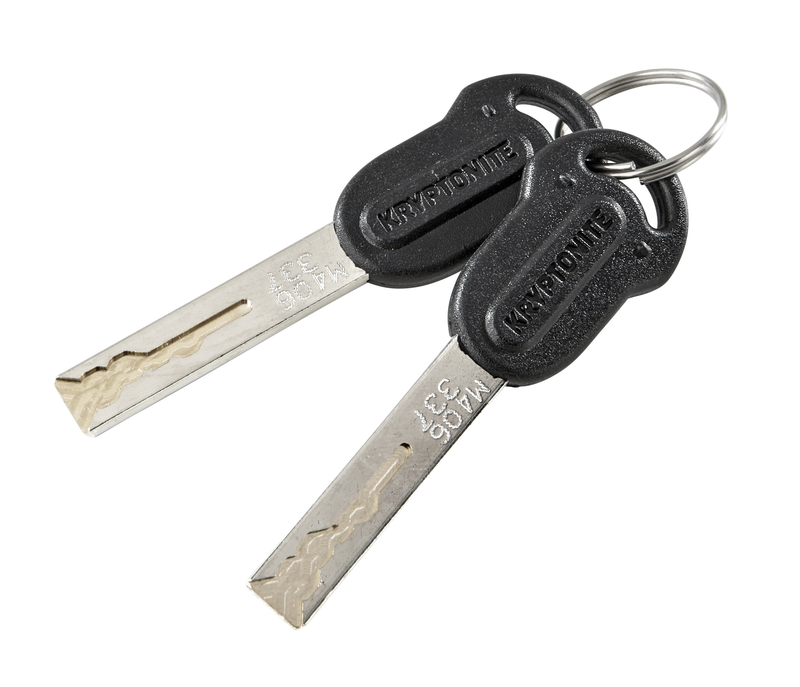 Kryptonite KryptoLok U-Lock - 5 x 9" Keyed Black Includes bracket