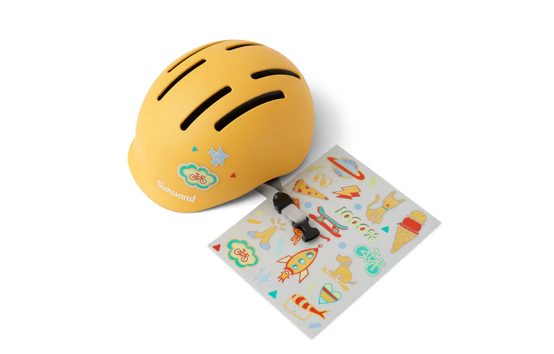 Thousand Jr. Toddler Helmet HELLO YELLOW