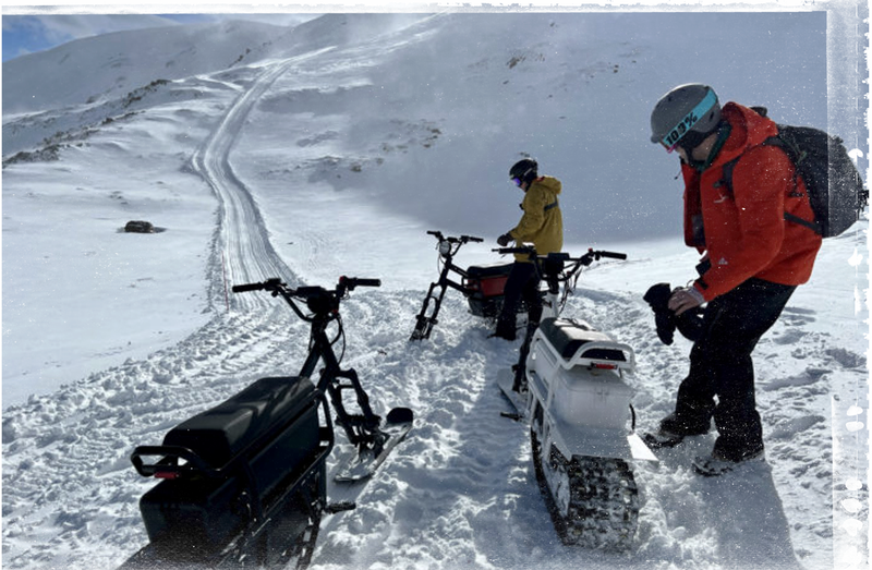 MoonBike Electric Snow Bike
