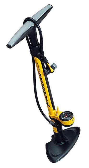 Topeak Joe Blow Sport II Floor Pump: Yellow-Voltaire Cycles