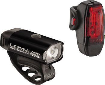 Lezyne Hecto 400XL Headlight and Taillight Bicycle E-Bike-Voltaire Cycles