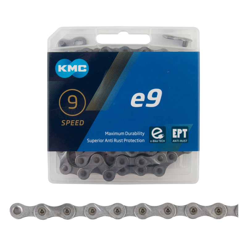 KMC 9sp Chain E9 anti rust for mid motor e bikes 136 links