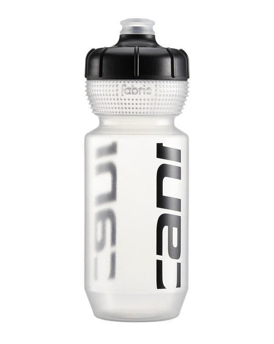 Cannondale Logo Water Bottle-Bicycle Water Bottles-Cannondale-Clear w/ Black 600ml-Voltaire Cycles of Highlands Ranch Colorado