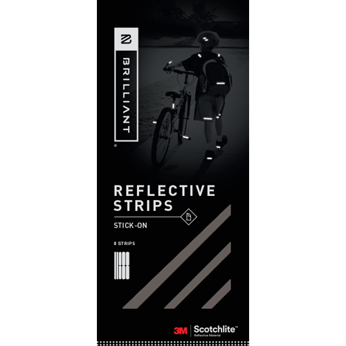 Brilliant Reflective Stick-On Strips by Scotchlite-Voltaire Cycles