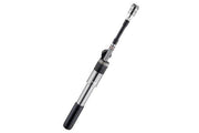 Birzman Velocity Apogee Road RG Mini Pump with Gauge, Silver-Voltaire Cycles