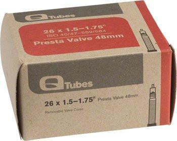 Q-Tubes 26" x 1.5-1.75" 48mm Presta Valve Tube-Voltaire Cycles