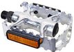 Sunlite Sport Alloy Bicycle Pedals - Silver-Voltaire Cycles