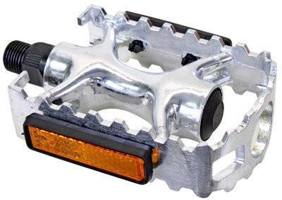 Sunlite Sport Alloy Bicycle Pedals - Silver-Voltaire Cycles