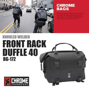 CHROME Front Rack/Back Rack Duffle Bag for Bicycles-Voltaire Cycles