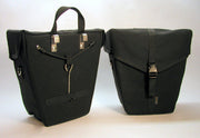 Ironweed Elinor Canvas Bicycle Panniers - handmade-Voltaire Cycles