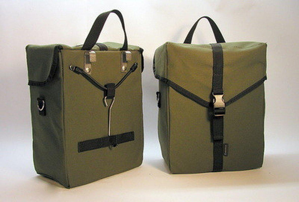 Ironweed Alyce Canvas Bicycle Pannier - Handmade-Voltaire Cycles