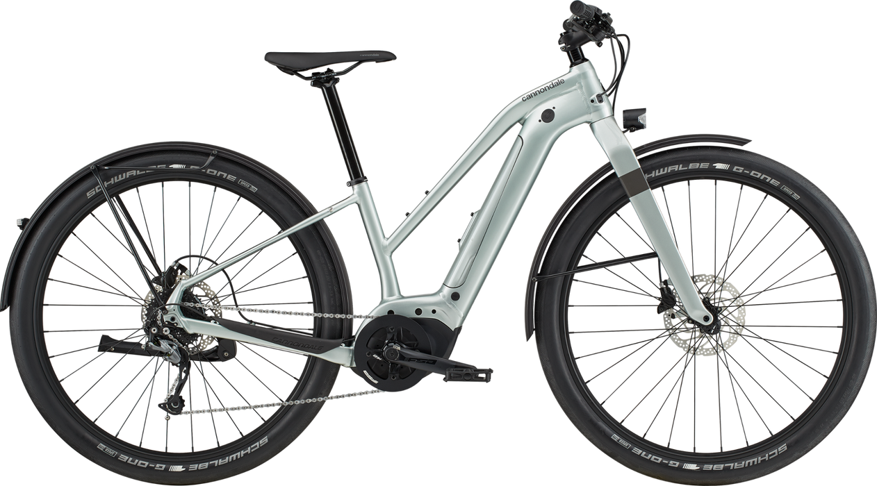 Cannondale Canvas Neo 2 Remixte-Electric Bicycle-Cannondale-Sage Gray Large-Voltaire Cycles of Highlands Ranch Colorado