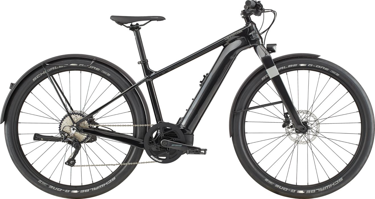 Cannondale Canvas Neo 1-Electric Bicycle-Cannondale-Small Black Pearl-Voltaire Cycles of Highlands Ranch Colorado