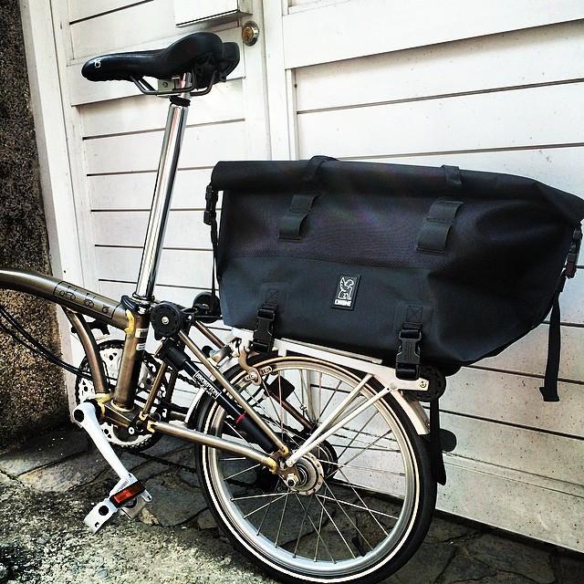 CHROME Front Rack/Back Rack Duffle Bag for Bicycles-Voltaire Cycles
