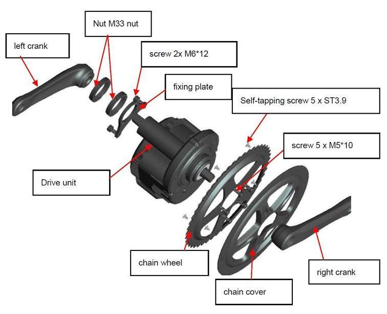 Bafang BBS02 750W Mid Drive E-Bike Motor-Voltaire Cycles
