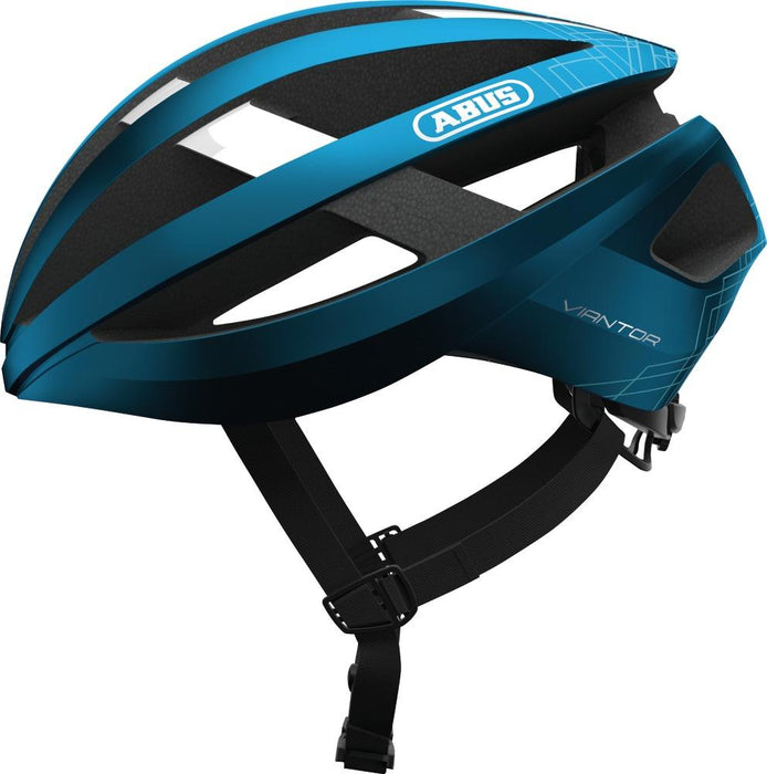 abus viantor bike helmet ABUS Viantor Helmet Small Steel Blue