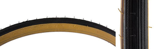Kenda 27X1-1/4 K34 Black/Gumwall Tire-Voltaire Cycles