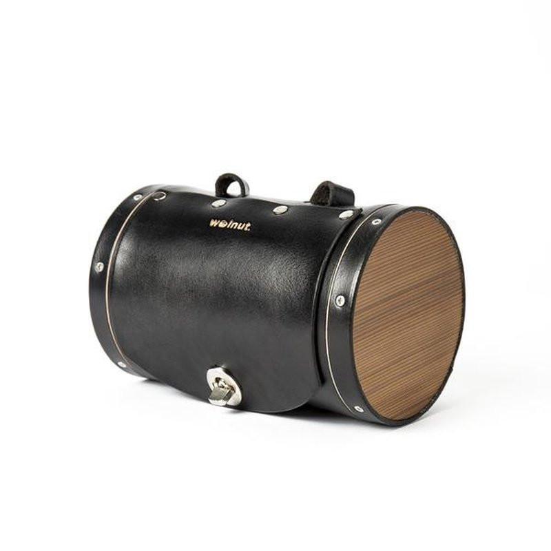 Walnut Studiolo Barrel Bag for Bicycle Handlebar or Saddle-Voltaire Cycles
