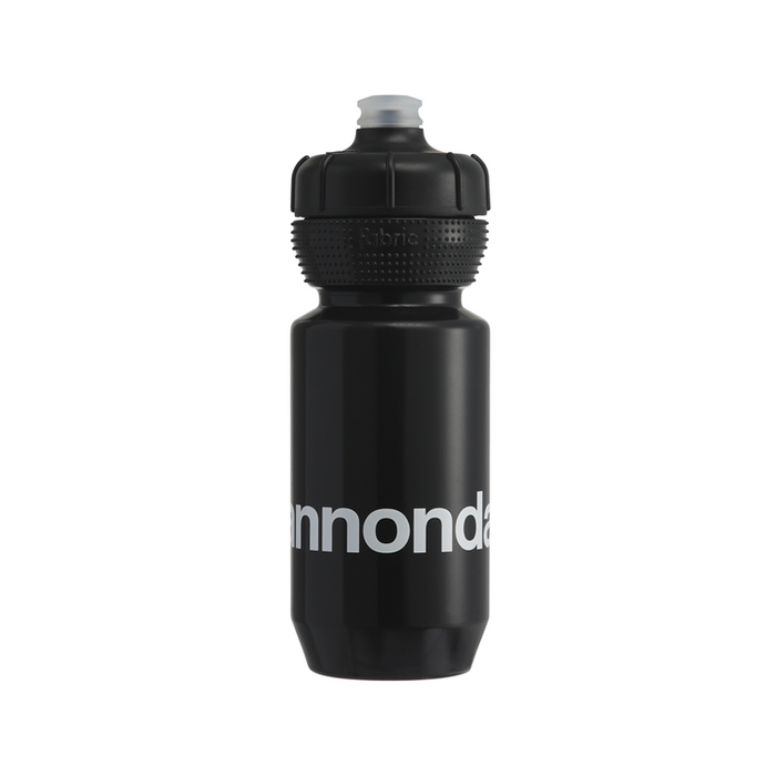 Cannondale Logo Gripper Bottle-Bicycle Water Bottles-Cannondale-Black w/White 750ml-Voltaire Cycles of Highlands Ranch Colorado