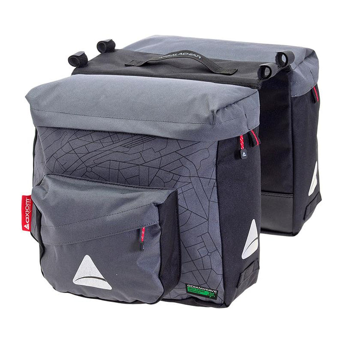 Axiom P25 Twin Bicycle Panniers Seymour Oceanweave-Voltaire Cycles