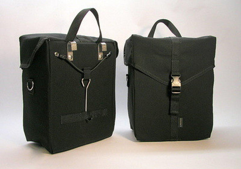 Ironweed Alyce Canvas Bicycle Pannier - Handmade-Voltaire Cycles