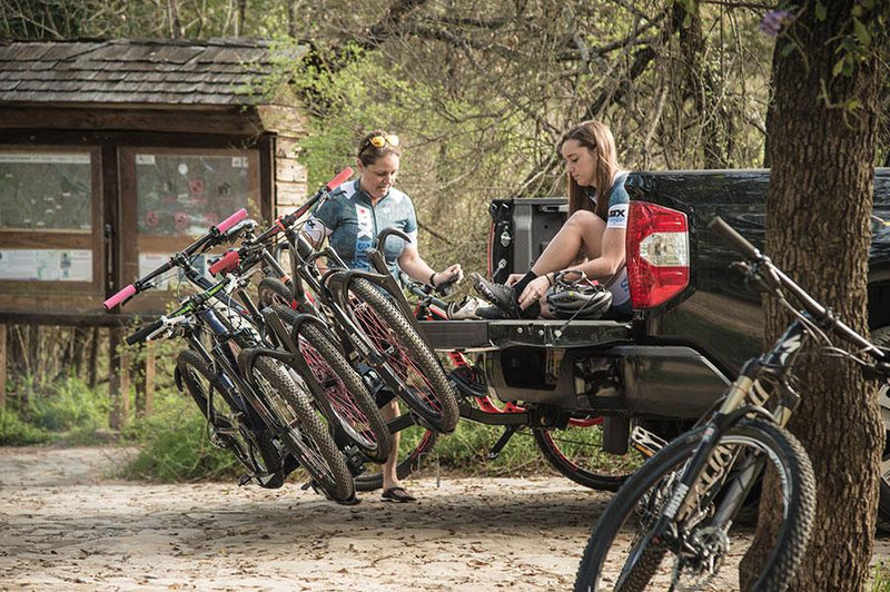 Saris 2018 Version SuperClamp EX Hitch Rack: 4 Bike, 2" Receiver-Voltaire Cycles