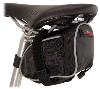 Banjo Brothers Seat Bag: MD, Black-Voltaire Cycles of Central Oregon