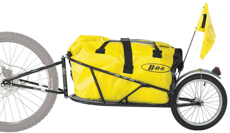 BOB Yak Plus 28 Trailer with DrySak, Black-Voltaire Cycles