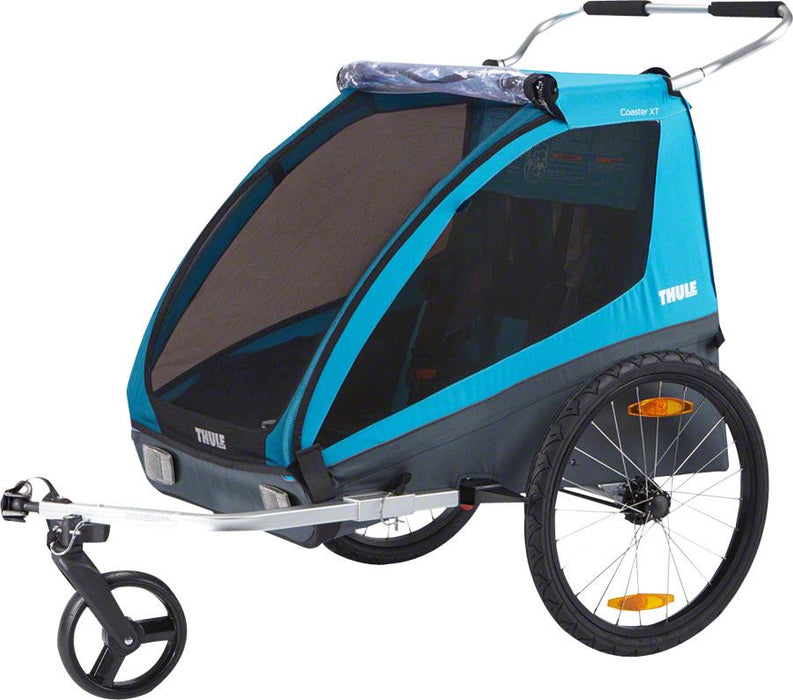 Thule Coaster XT: Trailer and Stroller, Blue-Voltaire Cycles