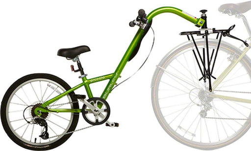 Burley Piccolo 7-Speed Trailercycle: Green-Voltaire Cycles