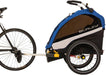 Burley D'Lite Child Trailer: Old School Blue-Voltaire Cycles