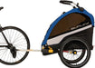 Burley D'Lite Single Child Trailer: Old School Blue-Voltaire Cycles