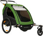 Burley Encore Child Trailer: Tree Green-Voltaire Cycles