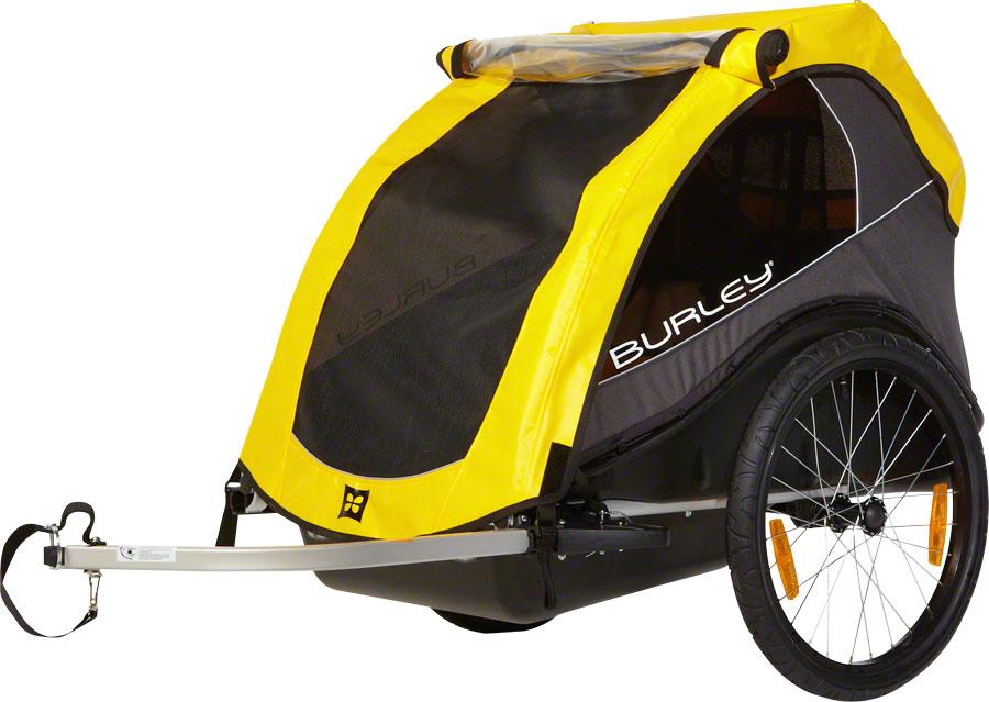 Burley Rental Cub Child Trailer: Yellow-Voltaire Cycles
