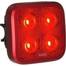 Red Trim Blinder MOB - Rear Light USB Rechargeable by KNOG-Voltaire Cycles
