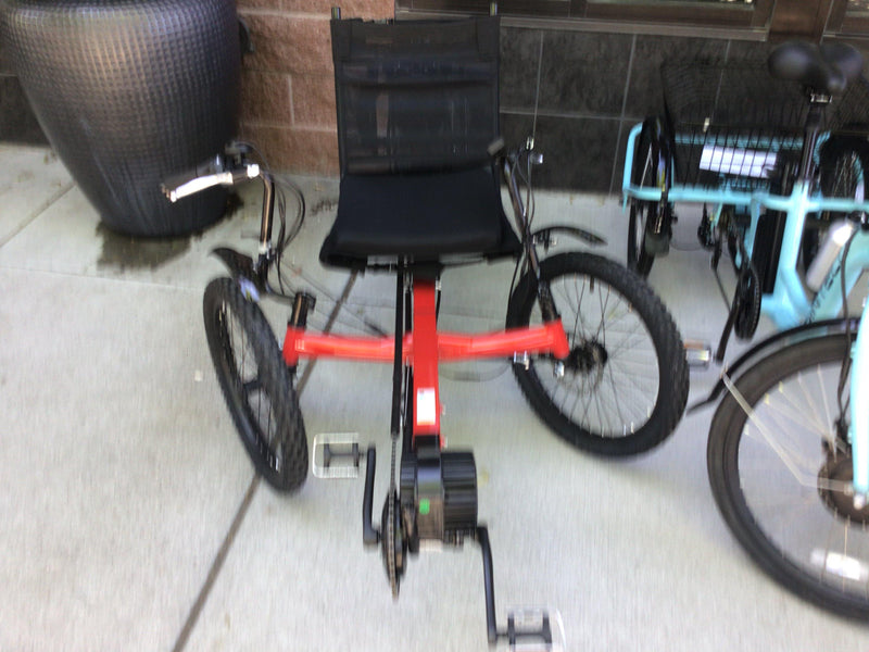 1000 Watt Electric Voltaire Conversion Sun Seeker Recumbent Trike Eco-Tad SX, Bafang Mid Dirve, Tadpole Recumbent Trike
