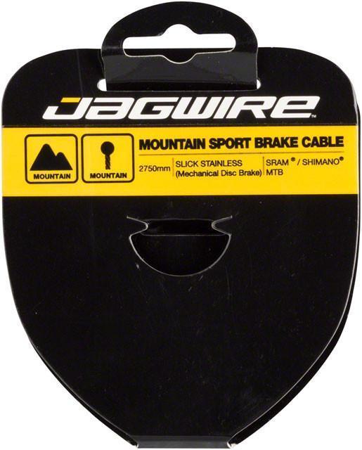 Jagwire Sport Brake Cable Slick Stainless 1.5x2750mm SRAM or Shimano Mountain Tandem-Voltaire Cycles
