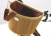 SunLite Baskets Bamboo Front Bicycle Basket with Bracket-Voltaire Cycles