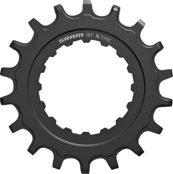 SRAM X-Sync EX1 Sprocket Chainring for Bosch Motors 18T Straight Steel-Voltaire Cycles