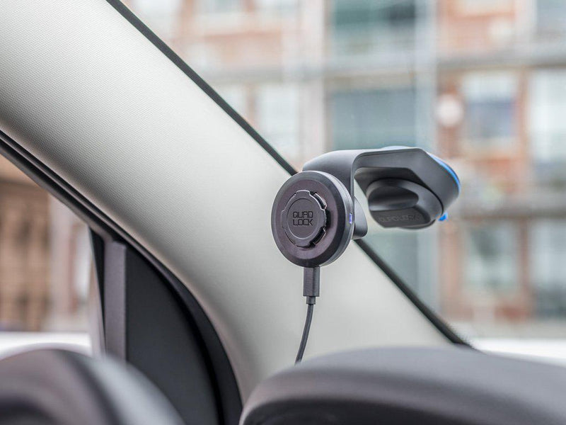 QuadLock Car Mount for all Phone Mounts - blue base-Voltaire Cycles