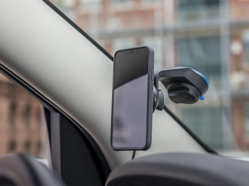 QuadLock Car Mount for all Phone Mounts - blue base-Voltaire Cycles