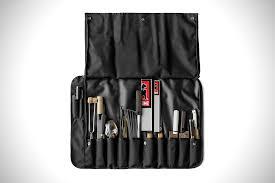 Chrome Chef's Knife Roll-Voltaire Cycles